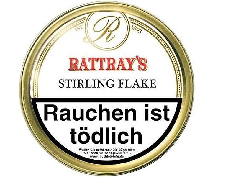 Ohne Marke Rattray's Sterling Flake, Detailansicht