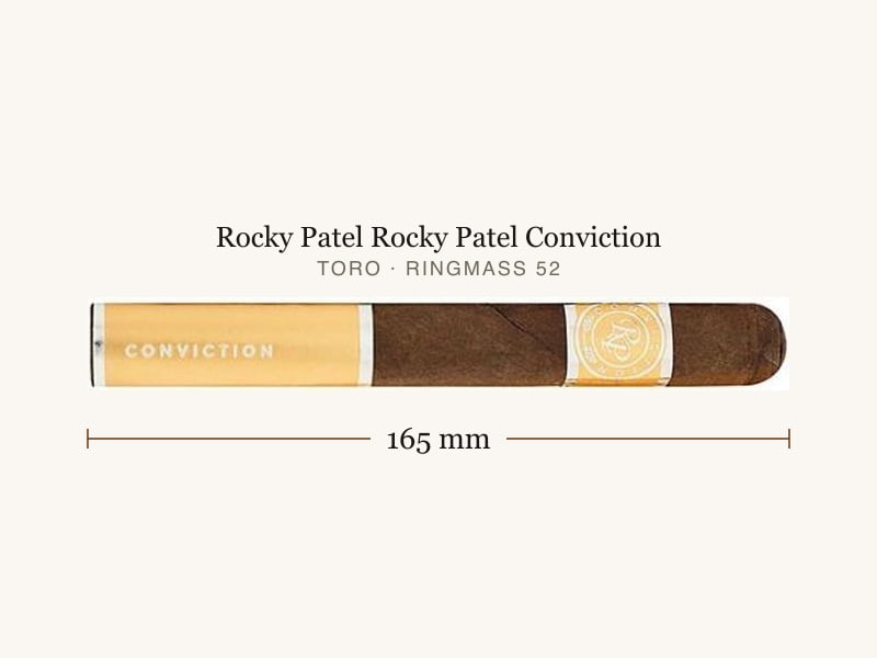 Rocky Patel Rocky Patel Conviction, Maßangaben: Länge 165 mm, Ringmaß 52