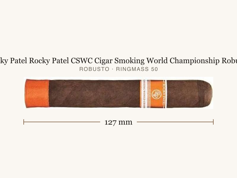 Rocky Patel Rocky Patel CSWC Cigar Smoking World Championship Robusto, Maßangaben: Länge 127 mm, Ringmaß 50