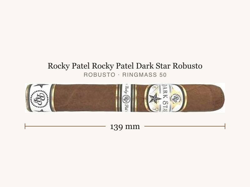 Rocky Patel Rocky Patel Dark Star Robusto, Maßangaben: Länge 139 mm, Ringmaß 50