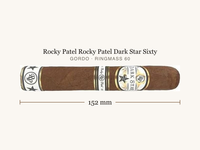 Rocky Patel Rocky Patel Dark Star Sixty, Maßangaben: Länge 152 mm, Ringmaß 60