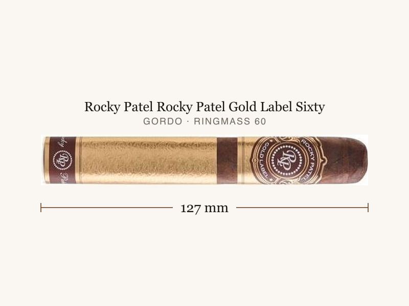 Rocky Patel Rocky Patel Gold Label Sixty, Maßangaben: Länge 127 mm, Ringmaß 60