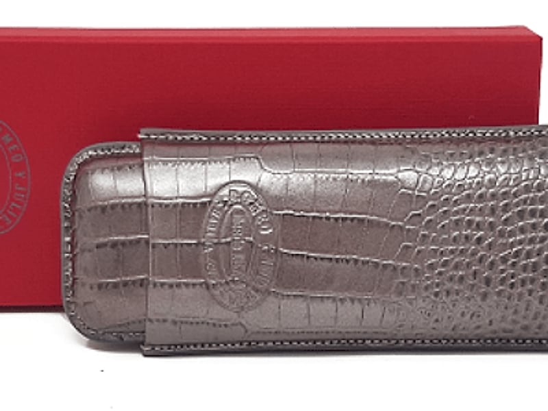Ohne Marke Romeo y Julieta Etui silber, Detailansicht