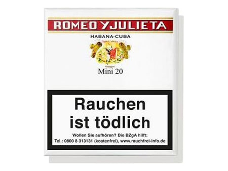 Ansicht 1 von 3 anzeigen: Romeo y Julieta Mini, Format Cigarillo, Herkunft Kuba