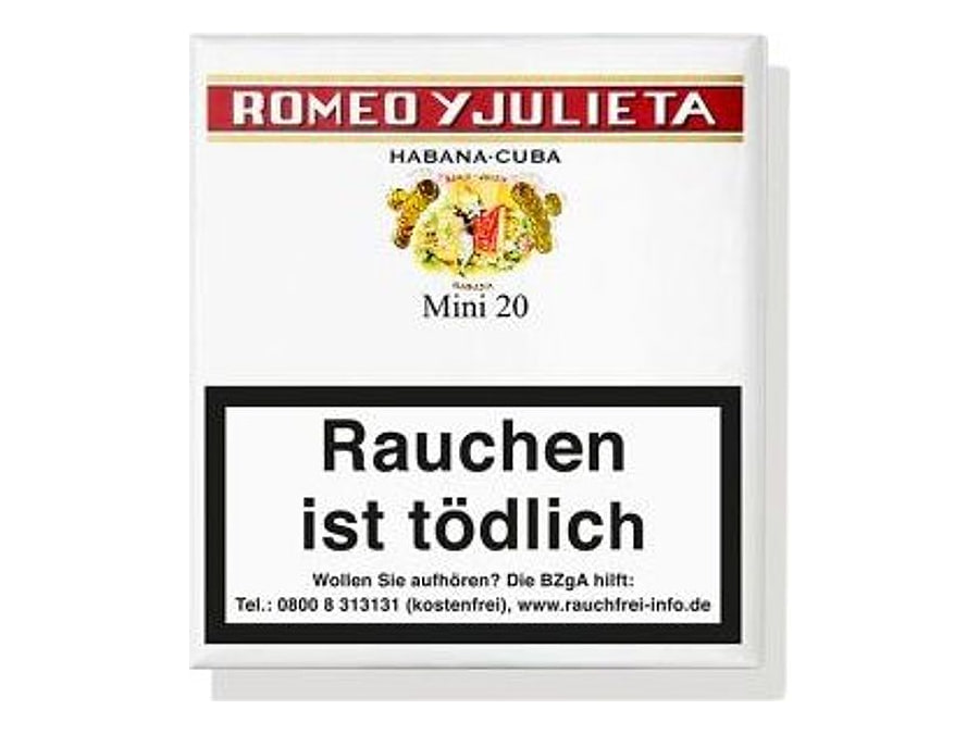 Romeo y Julieta Mini, Format Cigarillo, Herkunft Kuba