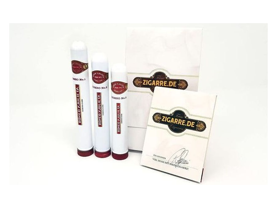 Romeo y Julieta Tres Romeos Sampler, Format Sortiment, Herkunft Kuba