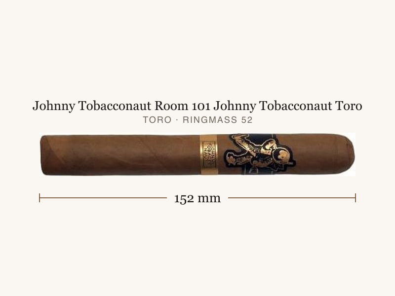 Johnny Tobacconaut Room 101 Johnny Tobacconaut Toro, Maßangaben: Länge 152 mm, Ringmaß 52