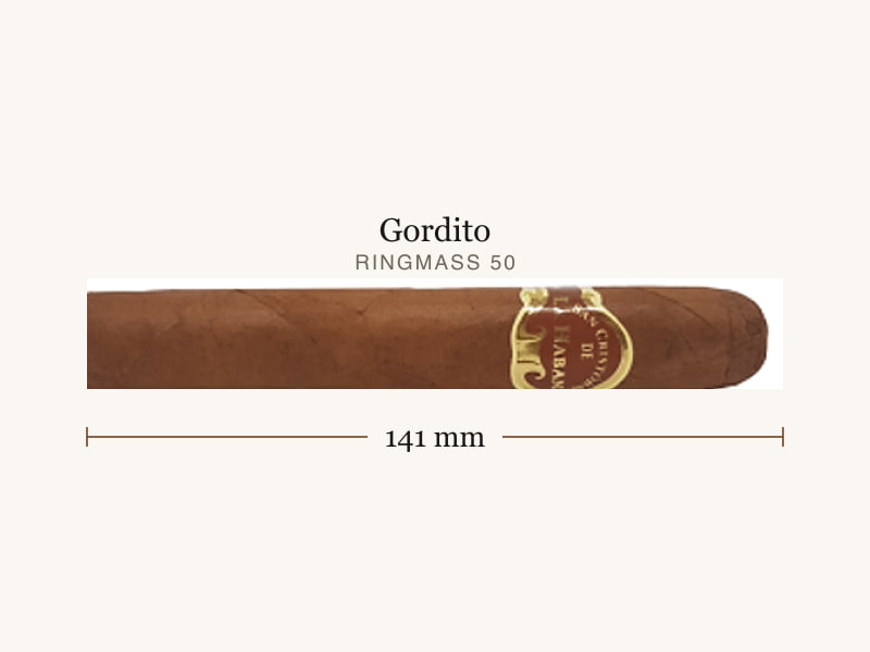 San Cristobal de La Habana San Cristobal de la Habana La Fuerza, Maßangaben: Länge 141 mm, Ringmaß 50