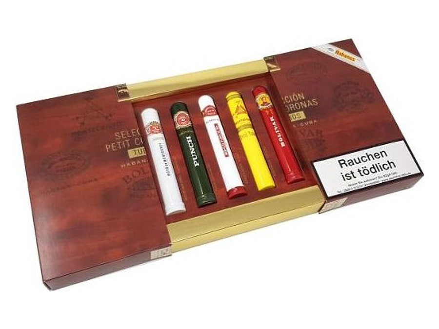 Verschiedene Selección Petit Coronas Tubos, Format Petit Corona, Herkunft Kuba
