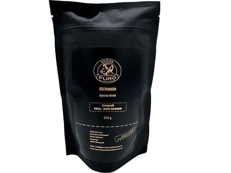 Ohne Marke Señor Puro Aficionado Espresso Blend, Detailansicht
