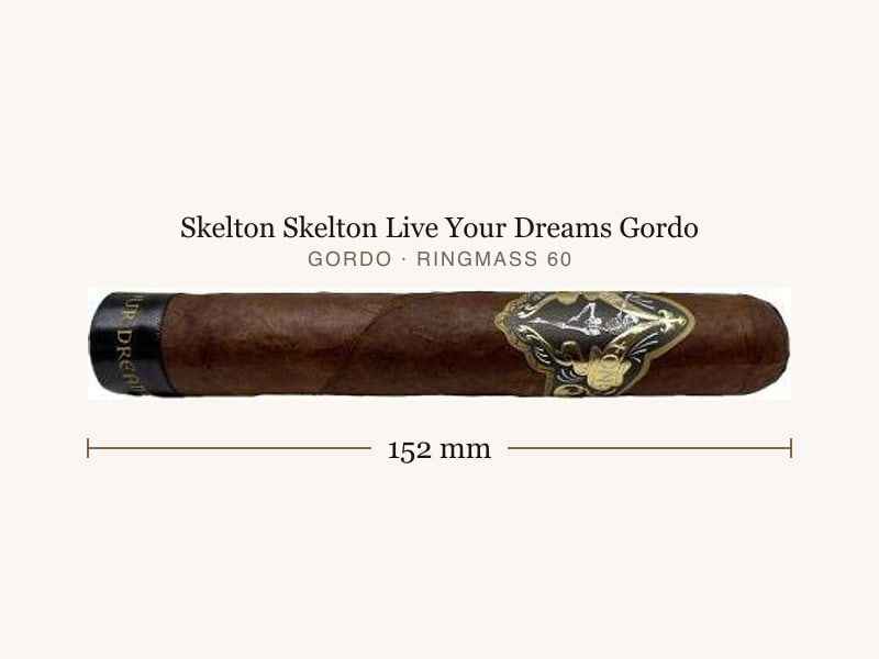 Skelton Skelton Live Your Dreams Gordo, Maßangaben: Länge 152 mm, Ringmaß 60