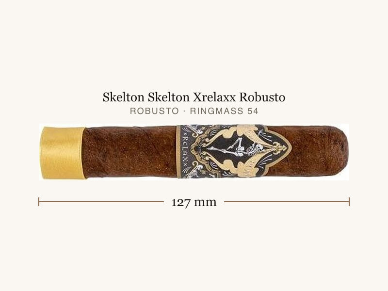 Skelton Skelton Xrelaxx Robusto, Maßangaben: Länge 127 mm, Ringmaß 54