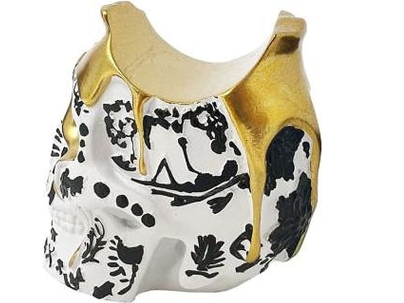 Skelton Skelton Xrelaxx Totenkopf Zigarren Halter, Detailansicht