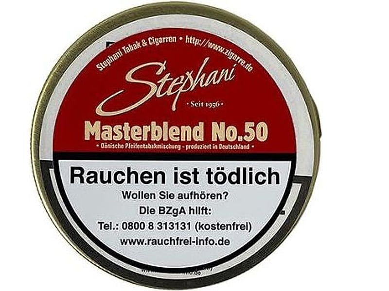 Ohne Marke Stephani Pfeifentabak No. 50, Detailansicht