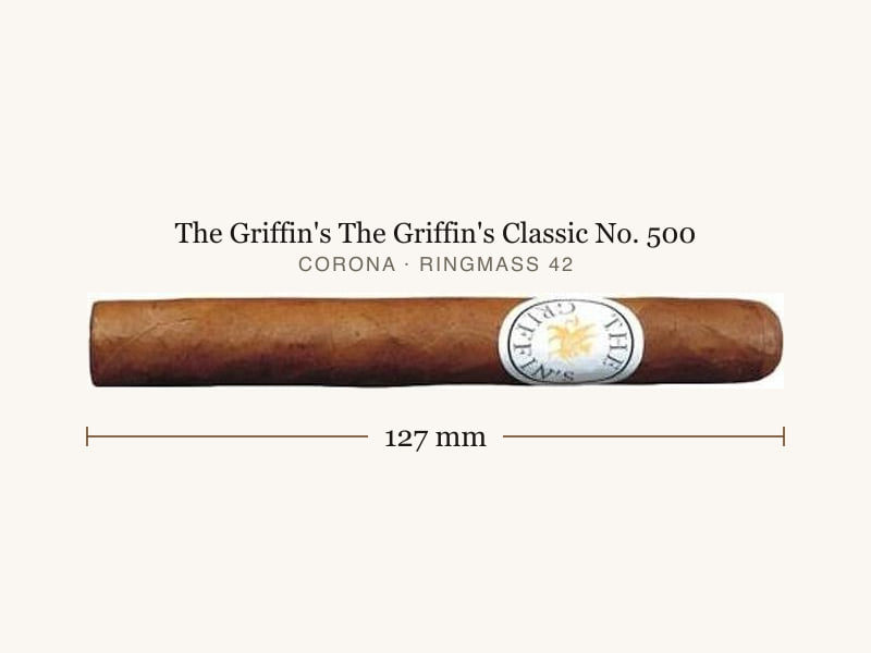 The Griffin's The Griffin's Classic No. 500, Maßangaben: Länge 127 mm, Ringmaß 42