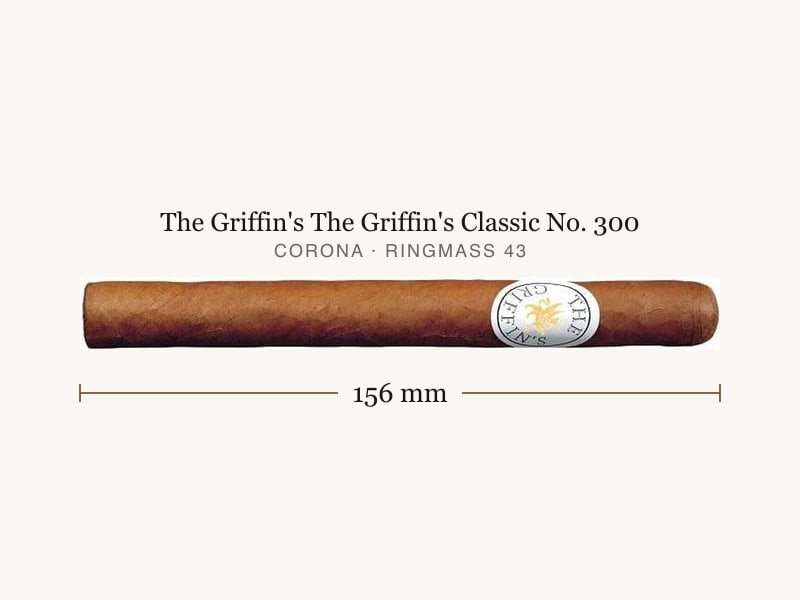 The Griffin's The Griffin's Classic No. 300, Maßangaben: Länge 156 mm, Ringmaß 43