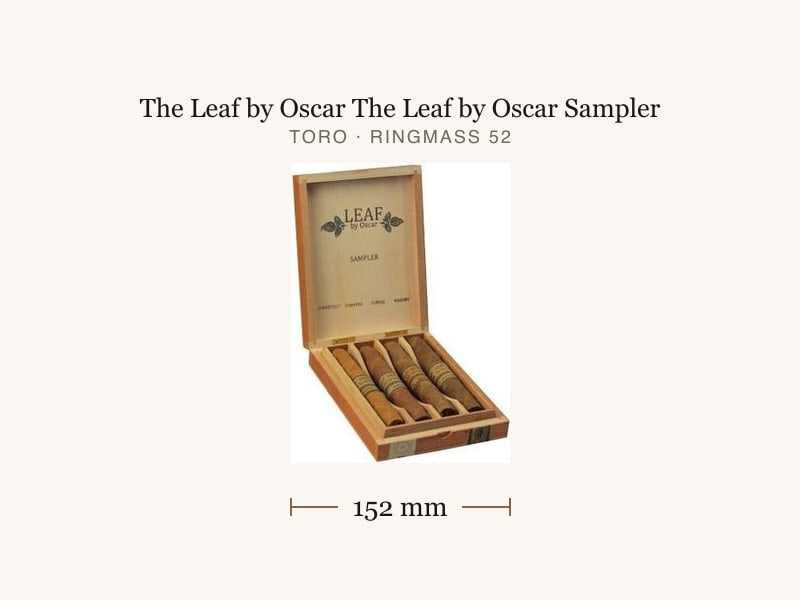 The Leaf by Oscar The Leaf by Oscar Sampler, Maßangaben: Länge 152 mm, Ringmaß 52