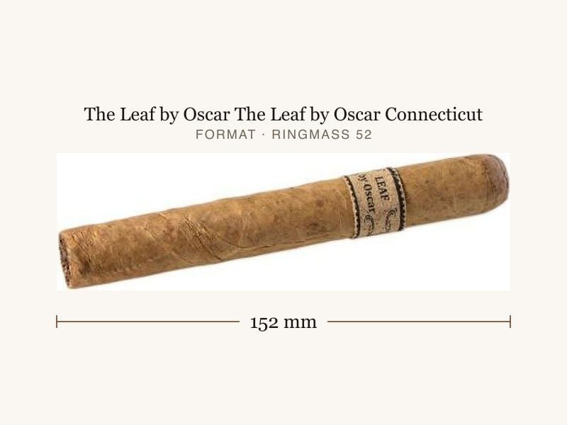 The Leaf by Oscar The Leaf by Oscar Connecticut, Maßangaben: Länge 152 mm, Ringmaß 52