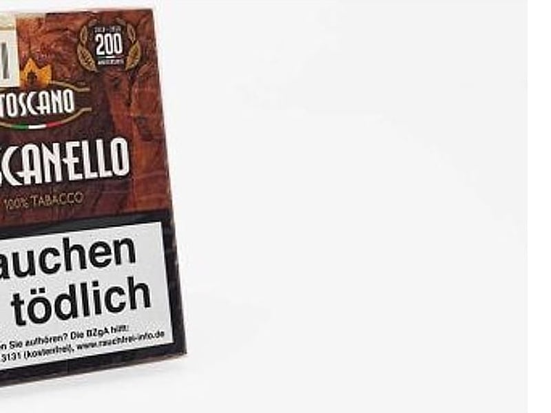 Toscano Toscanello 100% Tabacco, Detailansicht