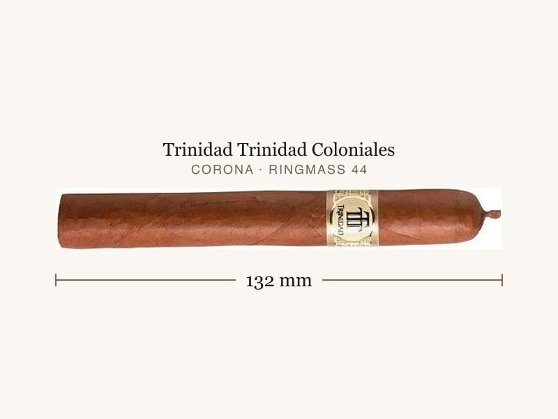 Trinidad Trinidad Coloniales, Maßangaben: Länge 132 mm, Ringmaß 44