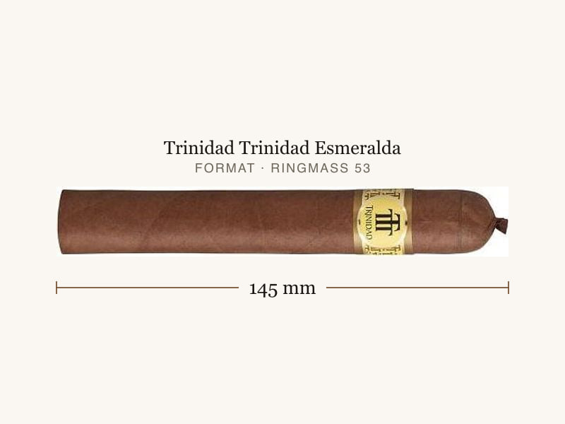 Trinidad Trinidad Esmeralda, Maßangaben: Länge 145 mm, Ringmaß 53