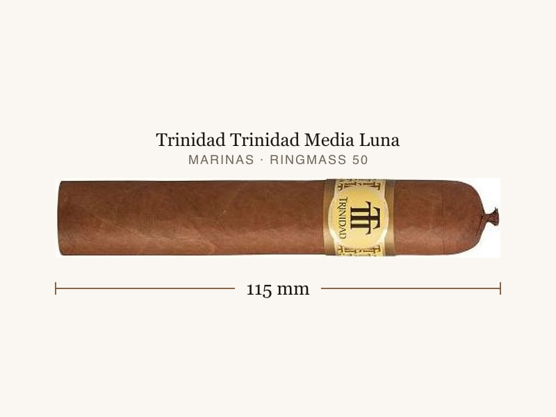Trinidad Trinidad Media Luna, Maßangaben: Länge 115 mm, Ringmaß 50