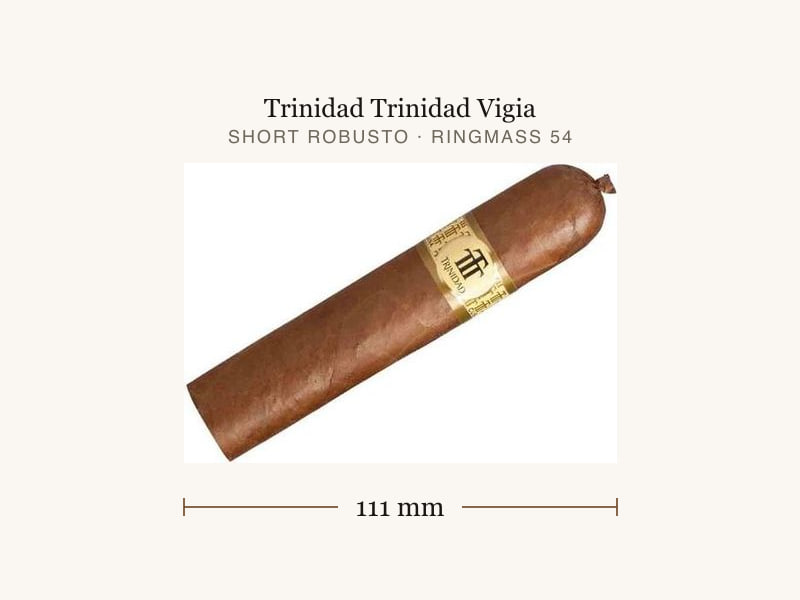 Trinidad Trinidad Vigia, Maßangaben: Länge 111 mm, Ringmaß 54