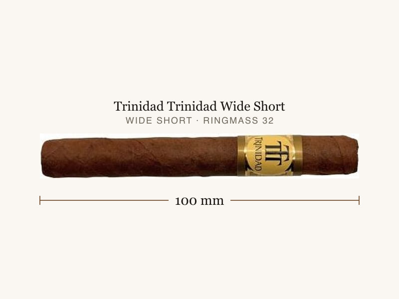 Trinidad Trinidad Wide Short, Maßangaben: Länge 100 mm, Ringmaß 32