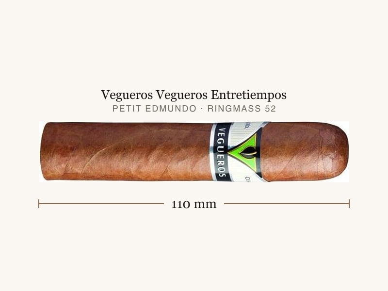 Vegueros Vegueros Entretiempos, Maßangaben: Länge 110 mm, Ringmaß 52