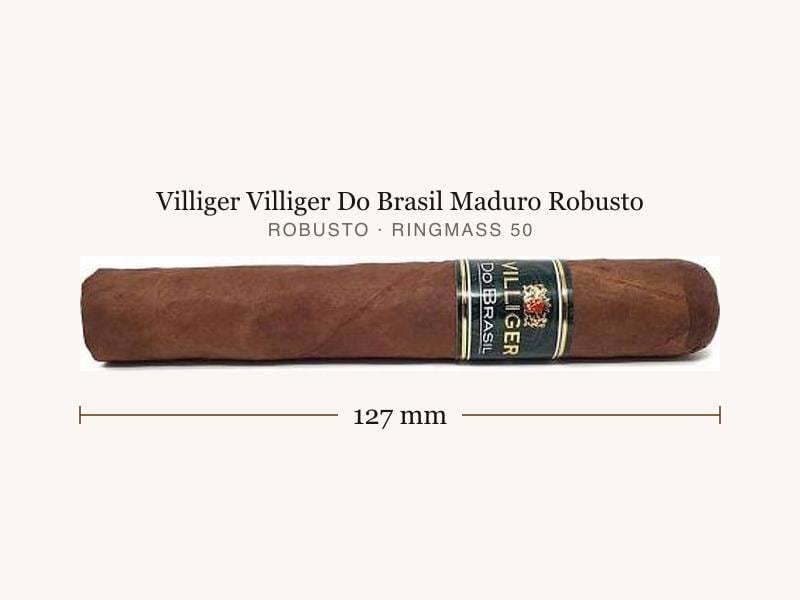 Villiger Villiger Do Brasil Maduro Robusto, Maßangaben: Länge 127 mm, Ringmaß 50