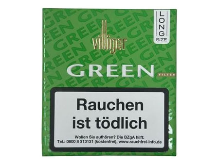 Ansicht 1 von 3 anzeigen: Villiger Green Long Filter, Format Cigarillo, Herkunft Deutschland