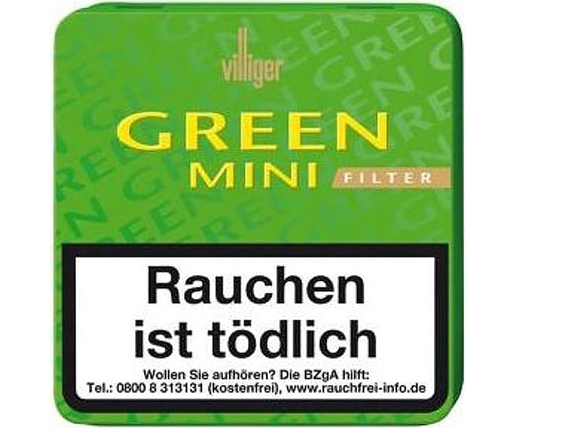 Villiger Villiger Green Mini Filter, Detailansicht