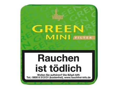 Ansicht 1 von 3 anzeigen: Villiger Green Mini Filter, Format Cigarillo, Herkunft Deutschland