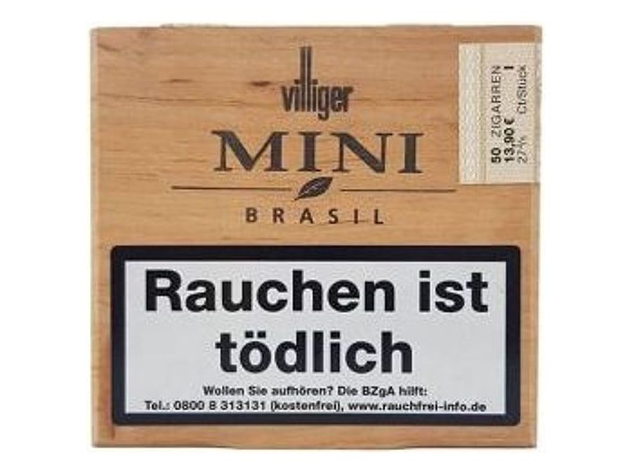 Villiger Mini Brasil, Format Cigarillo, Herkunft Brasilien
