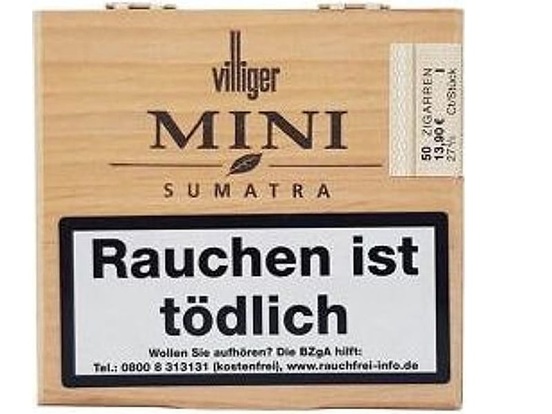 Villiger Villiger Mini Sumatra, Detailansicht