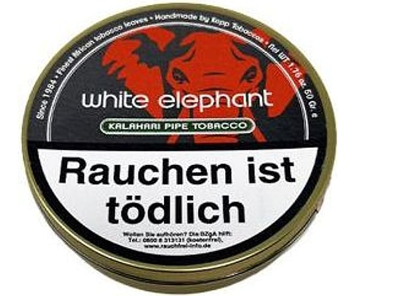 Ohne Marke White Elephant Kalahari Pipe Tobacco, Detailansicht