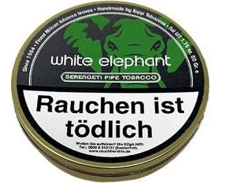 Ohne Marke White Elephant Serengeti Pipe Tobacco, Detailansicht