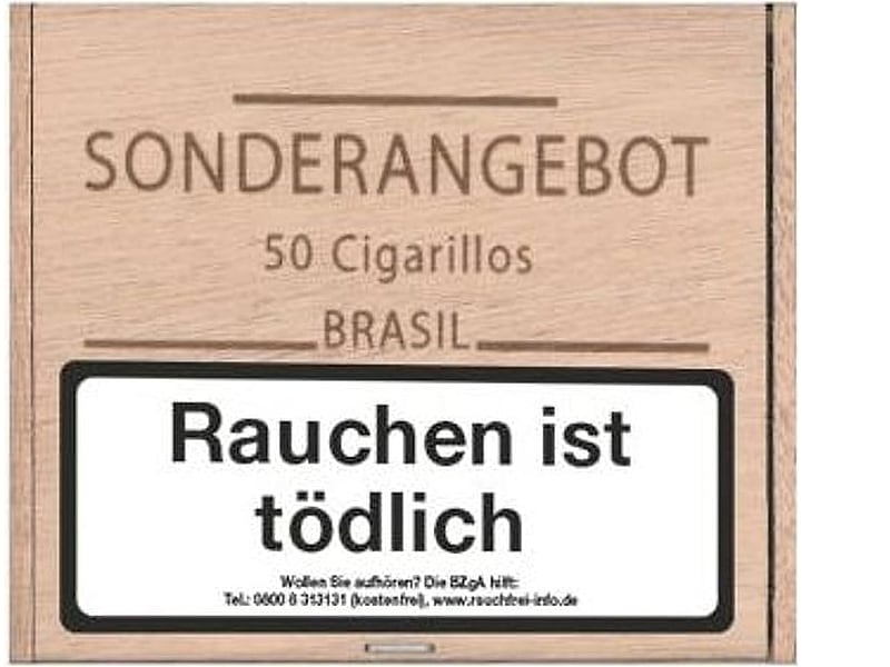Woermann Woermann Cigarillos Brasil, Detailansicht