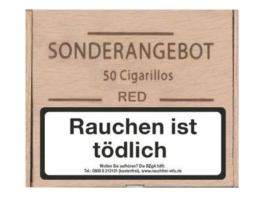 Woermann Cigarillos Red, Format Cigarillo
