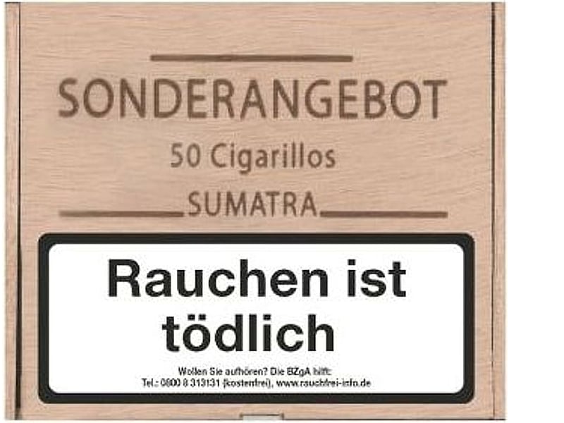 Woermann Woermann Cigarillos Sumatra, Detailansicht