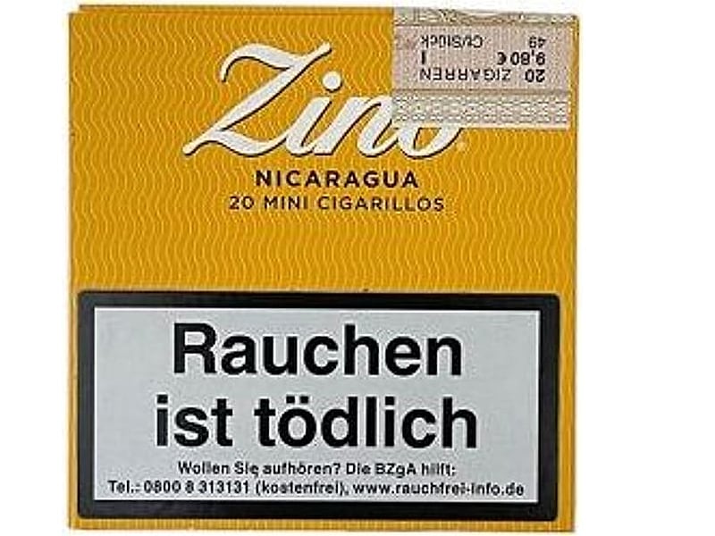 Zino Zino Mini Cigarillos Nicaragua, Detailansicht