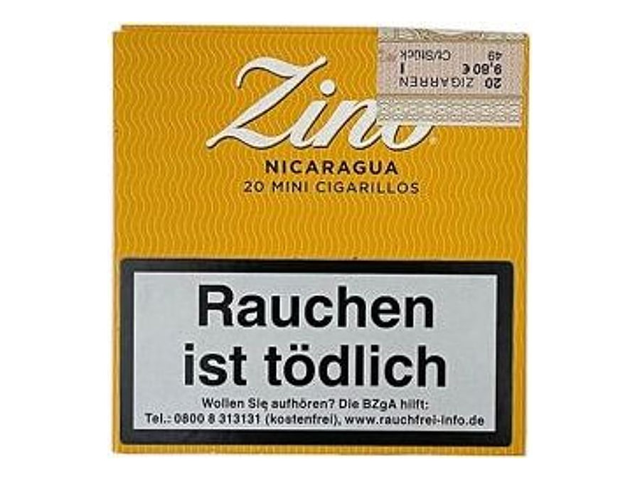 Zino Mini Cigarillos Nicaragua, Format Cigarillo, Herkunft Dominikanische Republik