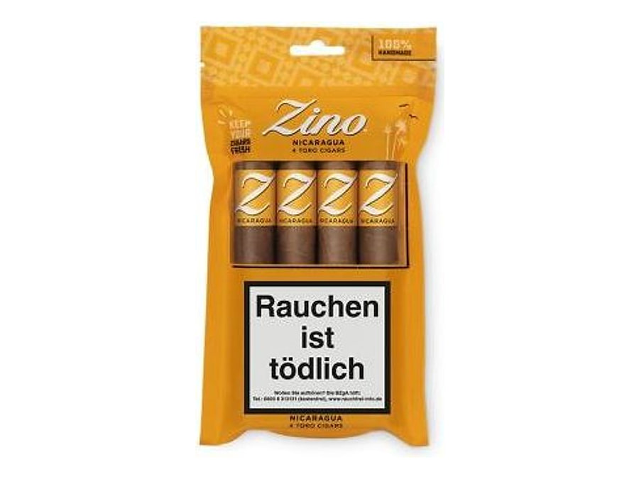 Davidoff Zino Nicaragua Freshpack Toro, Format Torpedo, Herkunft Dominikanische Republik
