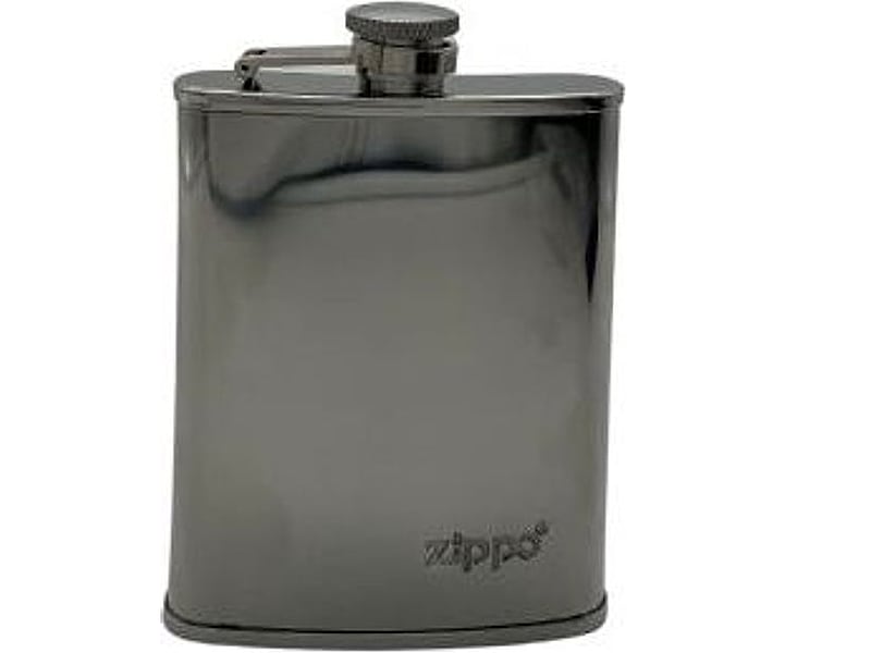 Ohne Marke Zippo Flachmann Edelstahl, Detailansicht